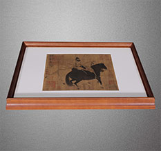 贺州市书画装裱配框服务案例